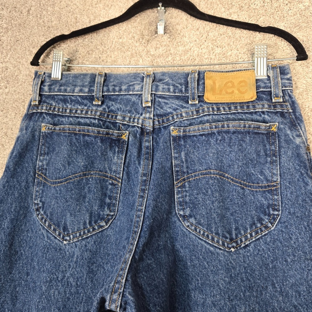 Vintage Lee Jeans Mens 33x34 (fit 32wx33L) Regular Fit Straight Leg Blue